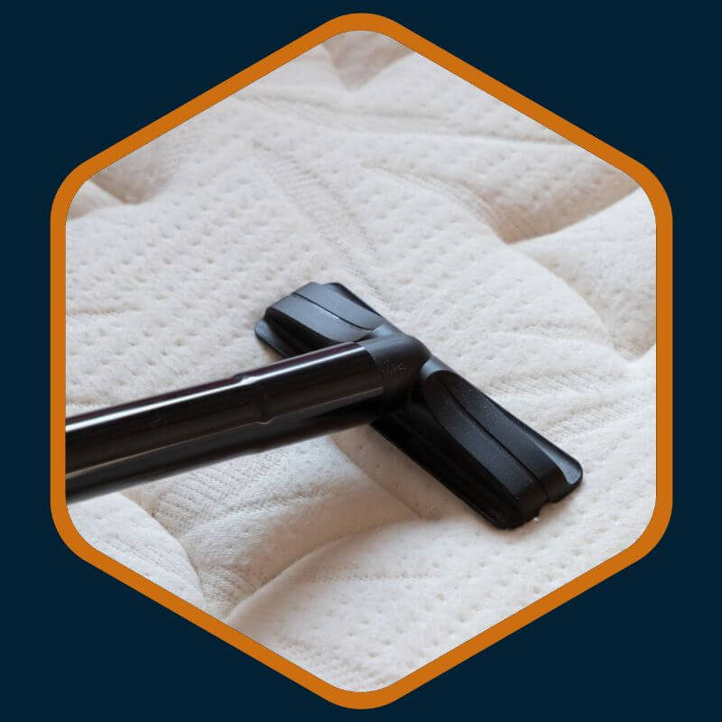 Mattress being professionally cleaned by Kairos Upholstery in Bryanston.