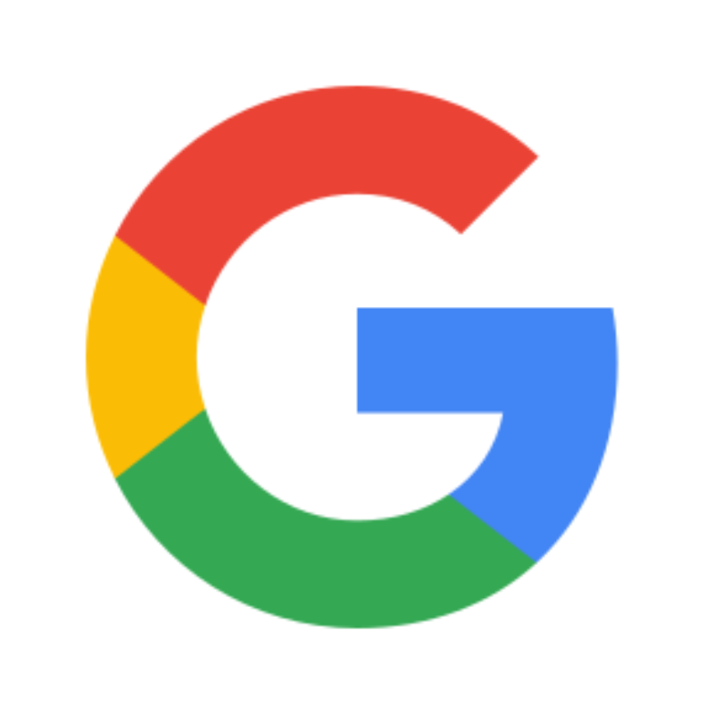 Google logo representing a satisfied client’s positive review for Kairos Upholstery carpet and upholstery cleaning services.